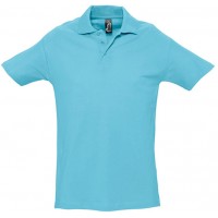 POLO PIQUÉ M/M 3 BOT SPRING AZUL ATOL 